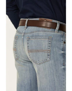 Cody James Men's Trotter Light Wash Stretch Slim Bootcut Jeans -Little Wild Horse Shop 2000351840 400 P4