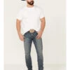 Cody James Men's Blaze Medium Wash Stretch Slim Tapered Jeans