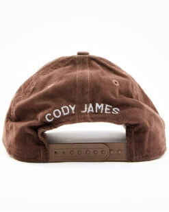 Cody James Men's Brown Corduroy True American Logo Patch Ball Cap -Little Wild Horse Shop 2000351854 200 P3