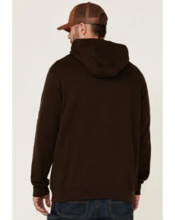 Hawx Men's Primo Logo Graphic Fleece Hooded Work Sweatshirt -Little Wild Horse Shop 2000351911 200 P4