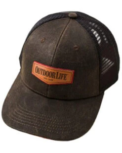 Outdoor Life Men's Oil Skin Baseball Cap