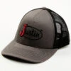 Justin Men's Embroidered Logo Mesh Back Trucker Cap