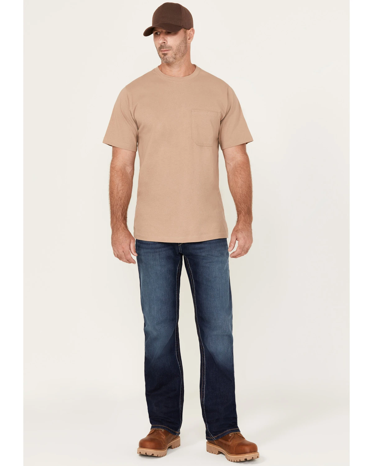 Ariat Men's FR M4 Stillwell Dark Wash Durastretch Relaxed Bootcut Work Jeans 1 Ariat Men's FR M4 Stillwell Dark Wash Durastretch Relaxed Bootcut Work Jeans