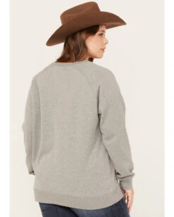 Ariat Women's R.E.A.L. Pacific Steerhead Sweatshirt - Plus -Little Wild Horse Shop 2000357026 070 P4
