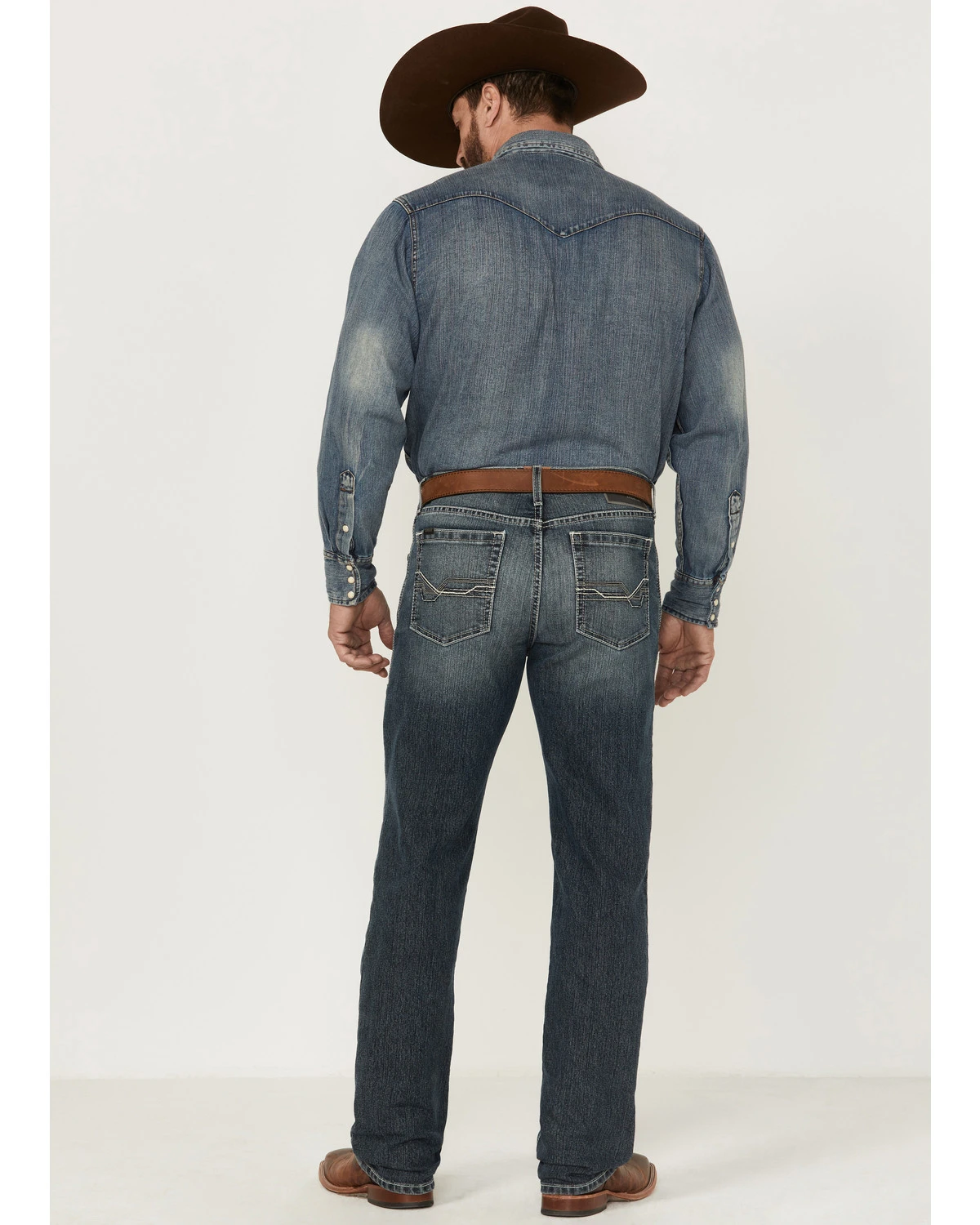 Ariat Men's M4 Augustus Louisville Stretch Relaxed Straight Jeans 3 Ariat Men's M4 Augustus Louisville Stretch Relaxed Straight Jeans - Image 3