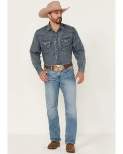 Ariat Men's M7 Hartwell Julian Medium Wash Stretch Slim Straight Jeans