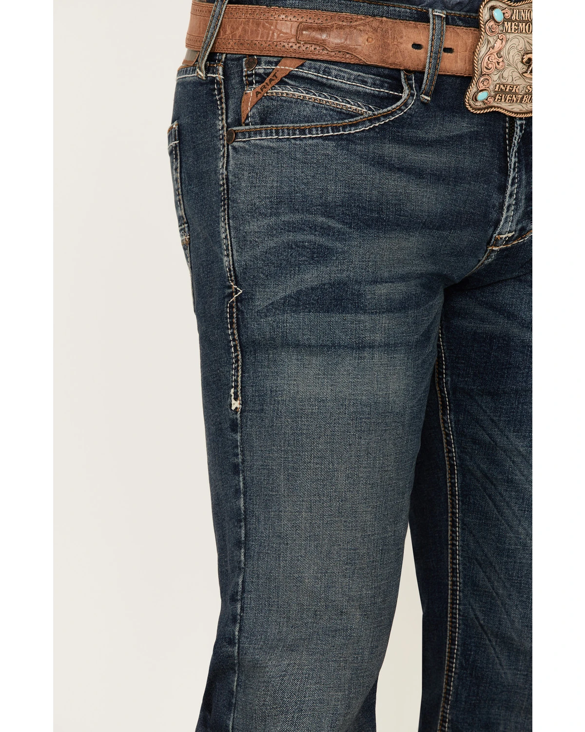 Ariat Men's M8 Grafton Sebastain Dark Wash Modern Stretch Slim Fit Jeans 2 Ariat Men's M8 Grafton Sebastain Dark Wash Modern Stretch Slim Fit Jeans - Image 2