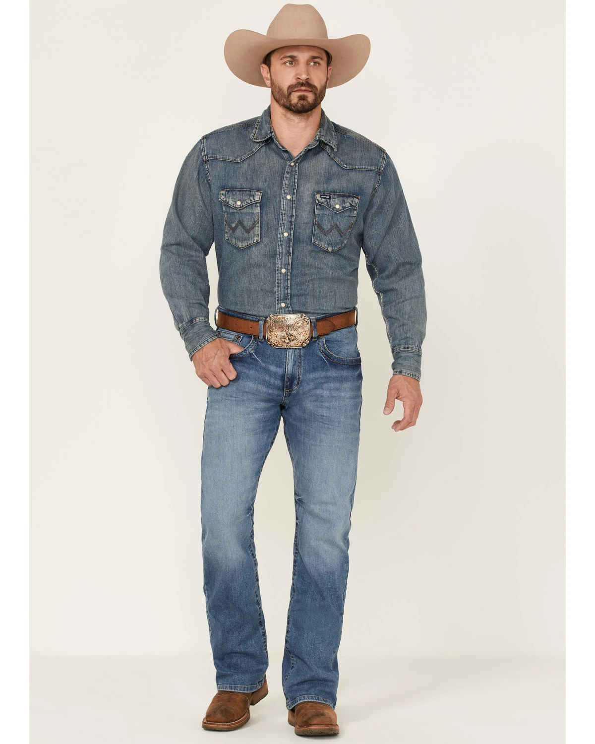 Rock 47 By Wrangler Men's Bayshore Medium Stretch Slim Bootcut Jeans 1 Rock 47 By Wrangler Men's Bayshore Medium Stretch Slim Bootcut Jeans