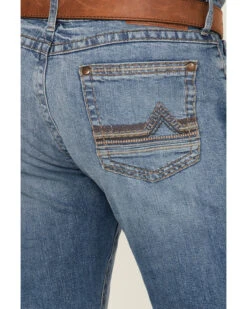 Rock 47 By Wrangler Men's Bayshore Medium Stretch Slim Bootcut Jeans 7 Rock 47 By Wrangler Men's Bayshore Medium Stretch Slim Bootcut Jeans -Little Wild Horse Shop 2000358078 400 P4