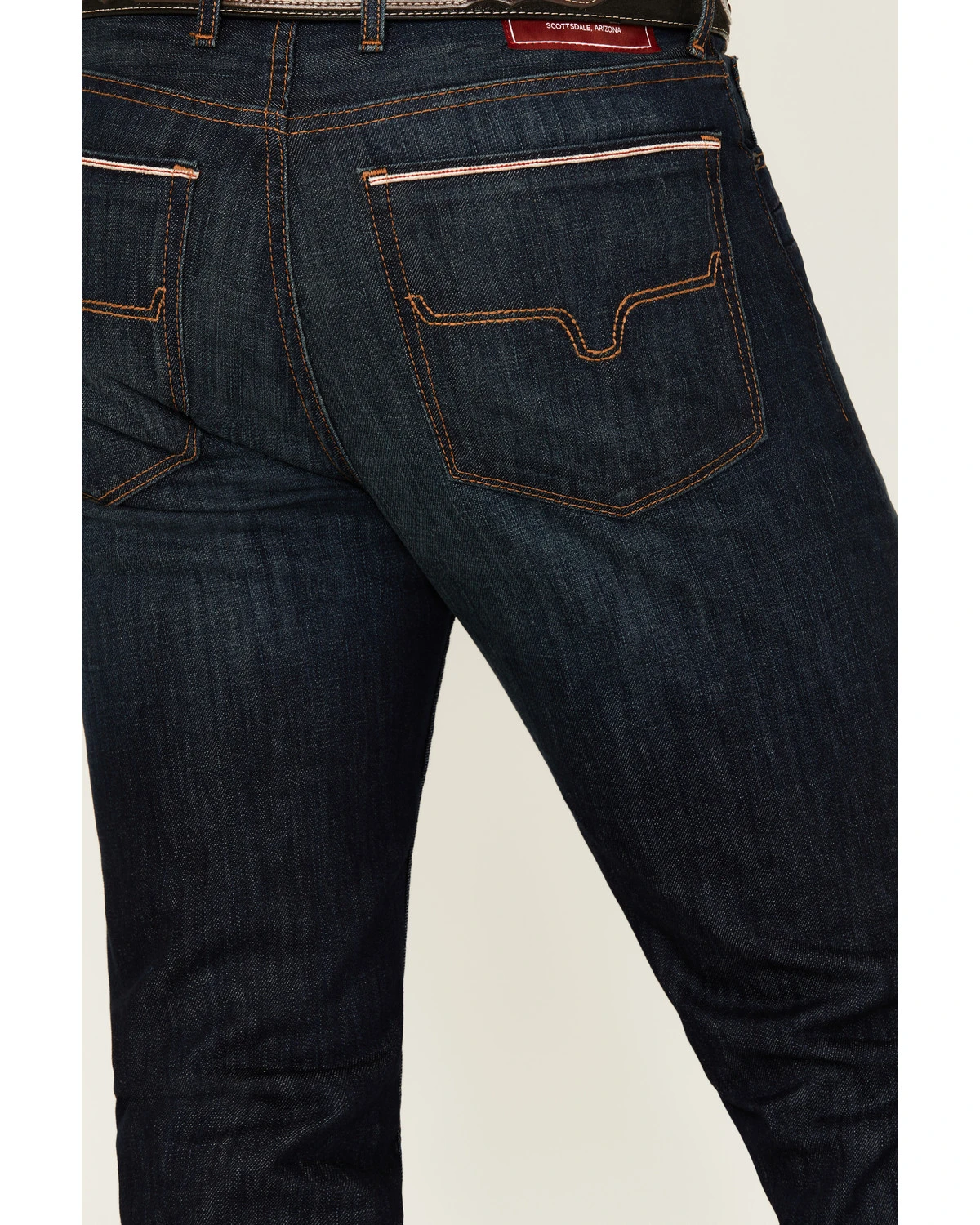 Kimes Ranch Men's Roger Dark Wash Stretch Slim Bootcut Jeans 4 Kimes Ranch Men's Roger Dark Wash Stretch Slim Bootcut Jeans - Image 4