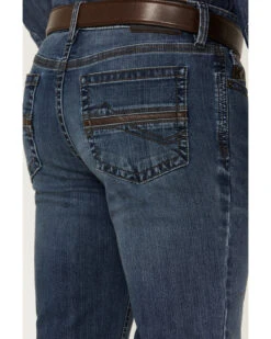 RANK 45 Men's Shotgun Wash Stackable Slim Straight Stretch Performance Jeans -Little Wild Horse Shop 2000359243 415 P4