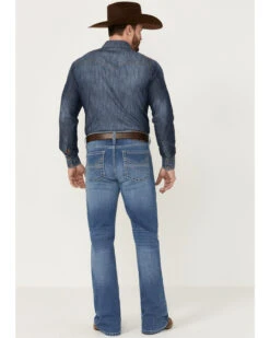 Cody James Men's Silverton Light Wash Stretch Relaxed Bootcut Jeans -Little Wild Horse Shop 2000359293 413 P3