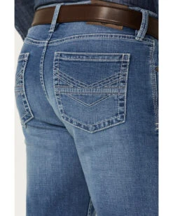 Cody James Men's Silverton Light Wash Stretch Relaxed Bootcut Jeans -Little Wild Horse Shop 2000359293 413 P4