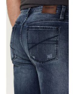 Brothers & Sons Men's Wilderness Distressed Stretch Regular Straight Jeans 7 Brothers & Sons Men's Wilderness Distressed Stretch Regular Straight Jeans -Little Wild Horse Shop 2000359573 415 P4
