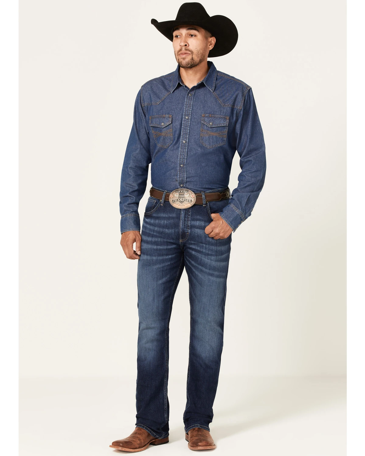 Wrangler 20X Men's Lagoon Dark Wash Vintage Slim Bootcut Jeans 1 Wrangler 20X Men's Lagoon Dark Wash Vintage Slim Bootcut Jeans