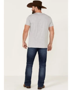 Wrangler Retro Men's Eastbrook Dark Wash Stretch Slim Bootcut Jeans -Little Wild Horse Shop 2000359715 416 P3