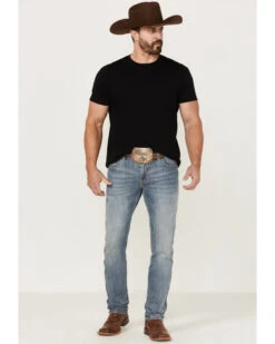 Rock & Roll Denim Men's Rifle Stretch Regular Skinny Jeans -Little Wild Horse Shop 2000360319 400 P3