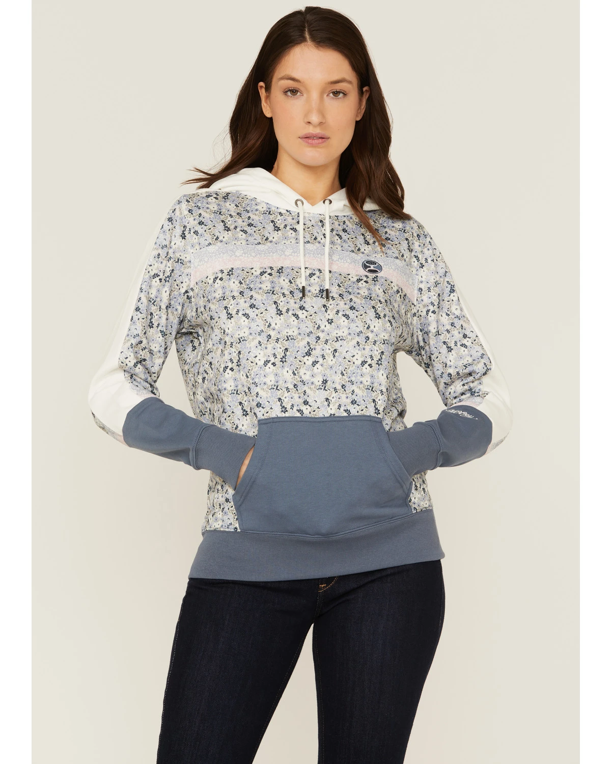 Hooey Women's Serape Cheyenne Floral Hoodie Sweatshirt 1 Hooey Women's Serape Cheyenne Floral Hoodie Sweatshirt