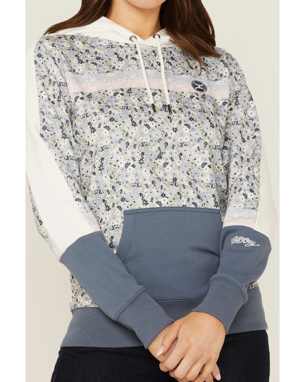 Hooey Women's Serape Cheyenne Floral Hoodie Sweatshirt 3 Hooey Women's Serape Cheyenne Floral Hoodie Sweatshirt - Image 3