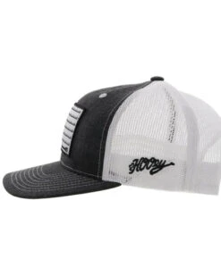 Hooey Kids' Liberty Roper Flag Patch Mesh Back Trucker Cap -Little Wild Horse Shop 2000361478 001 P4