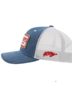 Hooey Kids' Denim Cactus Ropes Patch Mesh Back Trucker Cap -Little Wild Horse Shop 2000361551 402 P4