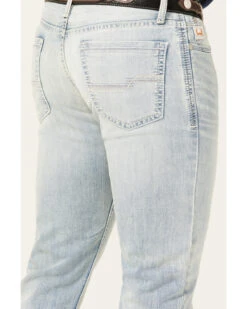 Cinch Men's Ian Light Stonewash Performance Stretch Slim Bootcut Jeans 7 Cinch Men's Ian Light Stonewash Performance Stretch Slim Bootcut Jeans -Little Wild Horse Shop 2000362747 402 P4