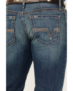 Cinch Men's Ian Dark Stonewash Performance Stretch Slim Bootcut Jeans 7 Cinch Men's Ian Dark Stonewash Performance Stretch Slim Bootcut Jeans -Little Wild Horse Shop 2000362785 402 P4