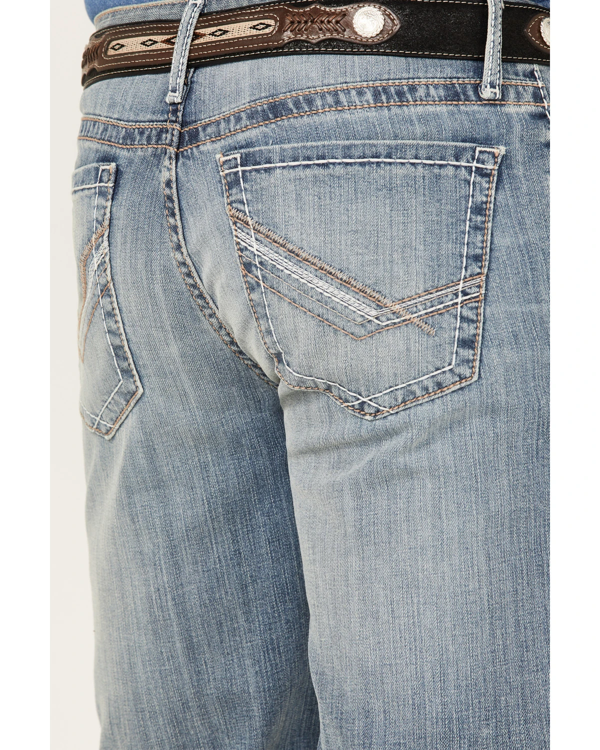 Cinch Men's Grant Light Stonewash Performance Stretch Relaxed Bootcut Jeans 4 Cinch Men's Grant Light Stonewash Performance Stretch Relaxed Bootcut Jeans - Image 4