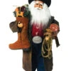 Santa's Workshop 20" Leather Boot Cowboy Santa Claus