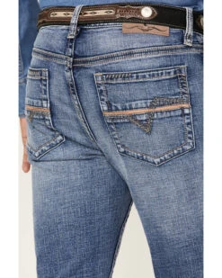 Cody James Men's Dice House Medium Wash Stretch Stackable Straight Jeans 7 Cody James Men's Dice House Medium Wash Stretch Stackable Straight Jeans -Little Wild Horse Shop 2000364920 414 P4