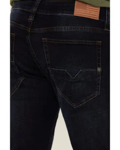 Howitzer Men's Cortez Patriot Dark Wash Stretch Straight Jeans -Little Wild Horse Shop 2000365506 416 P4