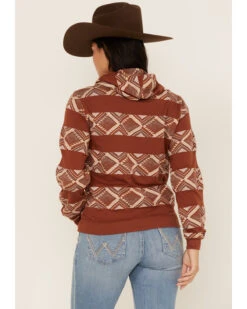 RANK 45 Women's Southwestern Striped Hoodie -Little Wild Horse Shop 2000365663 220 P4