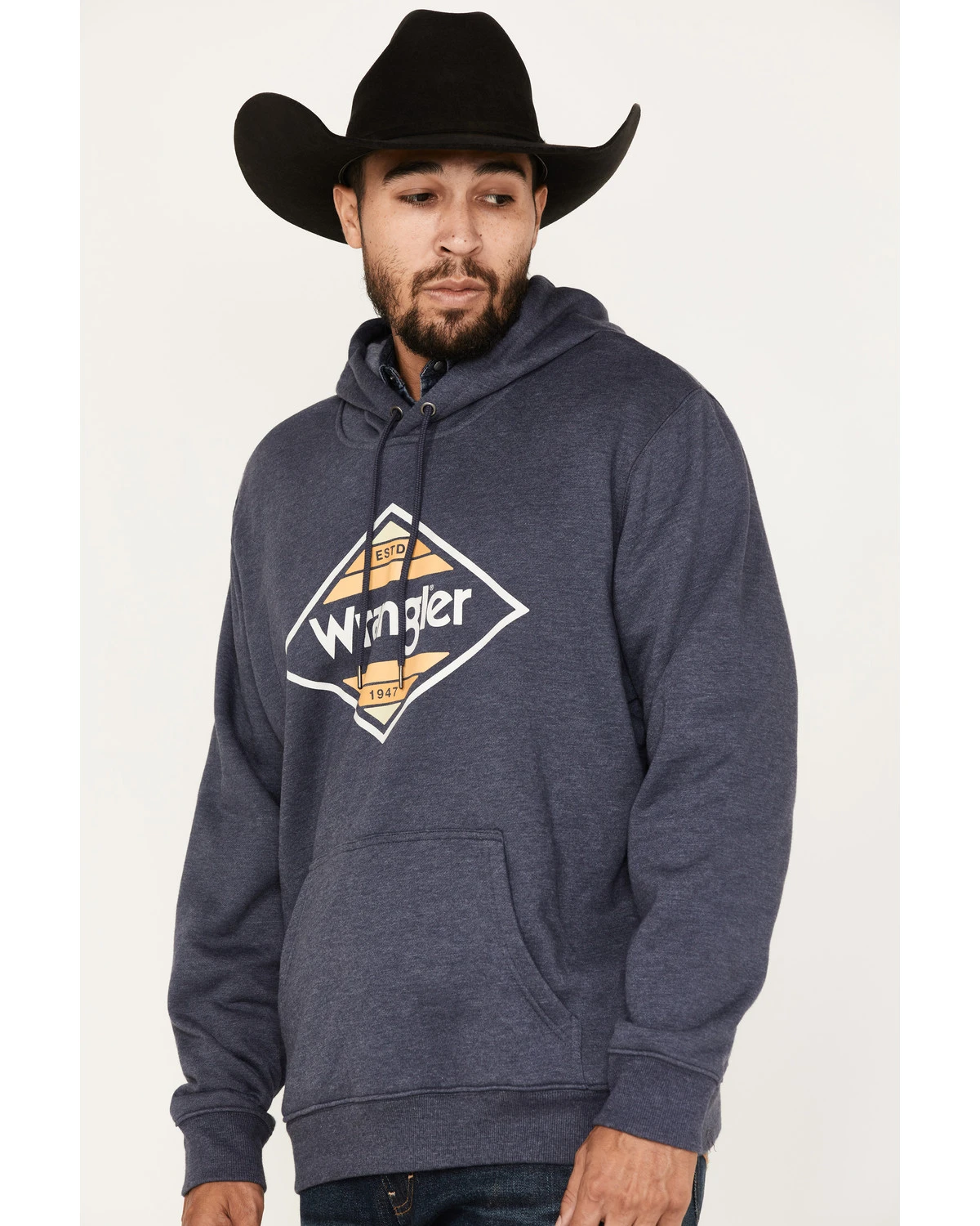 Wrangler Men's Southwestern Logo Graphic Hooded Sweatshirt 2 Wrangler Men's Southwestern Logo Graphic Hooded Sweatshirt - Image 2