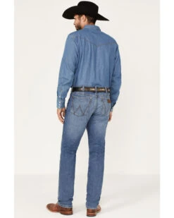 Wrangler Retro Men's Ansley Stretch Slim Straight Jeans 6 Wrangler Retro Men's Ansley Stretch Slim Straight Jeans -Little Wild Horse Shop 2000366715 414 P3
