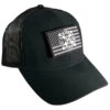 Howitzer Men's Circle Logo Flag Patch Mesh Back Trucker Cap