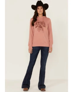 Blended Women's Roam Free Thunderbird Graphic Hoodie 7 Blended Women's Roam Free Thunderbird Graphic Hoodie -Little Wild Horse Shop 2000367721 681 P4
