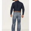Rock & Roll Denim Men's Double Barrel Medium Wash Relaxed Straight Jeans