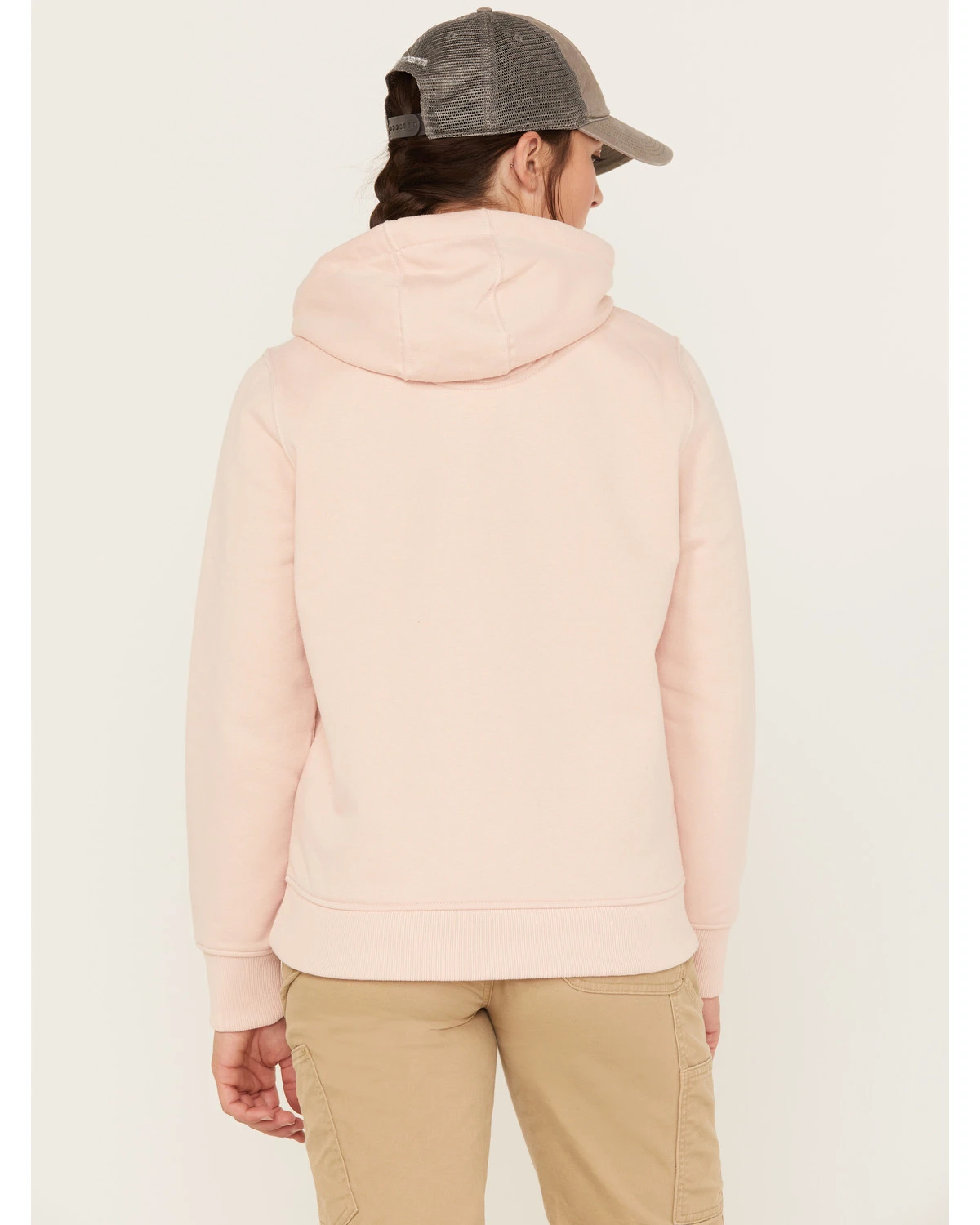 Carhartt Women's Rain Defender Relaxed Fit Midweight Logo Graphic Hoodie 4 Carhartt Women's Rain Defender Relaxed Fit Midweight Logo Graphic Hoodie - Image 4