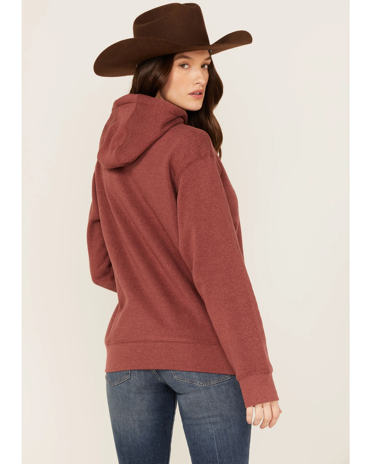 Ariat Women's R.E.A.L. USA Chest Logo Hoodie 4 Ariat Women's R.E.A.L. USA Chest Logo Hoodie - Image 4