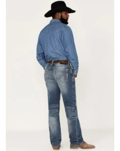 Ariat Men's M2 Dakota Wilson Medium Wash Stretch Relaxed Stackable Bootcut Jeans 6 Ariat Men's M2 Dakota Wilson Medium Wash Stretch Relaxed Stackable Bootcut Jeans -Little Wild Horse Shop 2000371949 400 P3