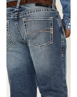 Ariat Men's M2 Dakota Wilson Medium Wash Stretch Relaxed Stackable Bootcut Jeans 7 Ariat Men's M2 Dakota Wilson Medium Wash Stretch Relaxed Stackable Bootcut Jeans -Little Wild Horse Shop 2000371949 400 P4