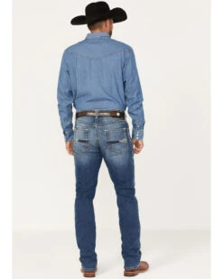 Ariat Men's M4 Walden Claudio Medium Wash Stretch Relaxed Straight Jeans -Little Wild Horse Shop 2000371953 400 P4