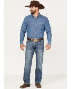 Ariat Men's M7 Branson Merrick Medium Wash Slim Straight Jeans