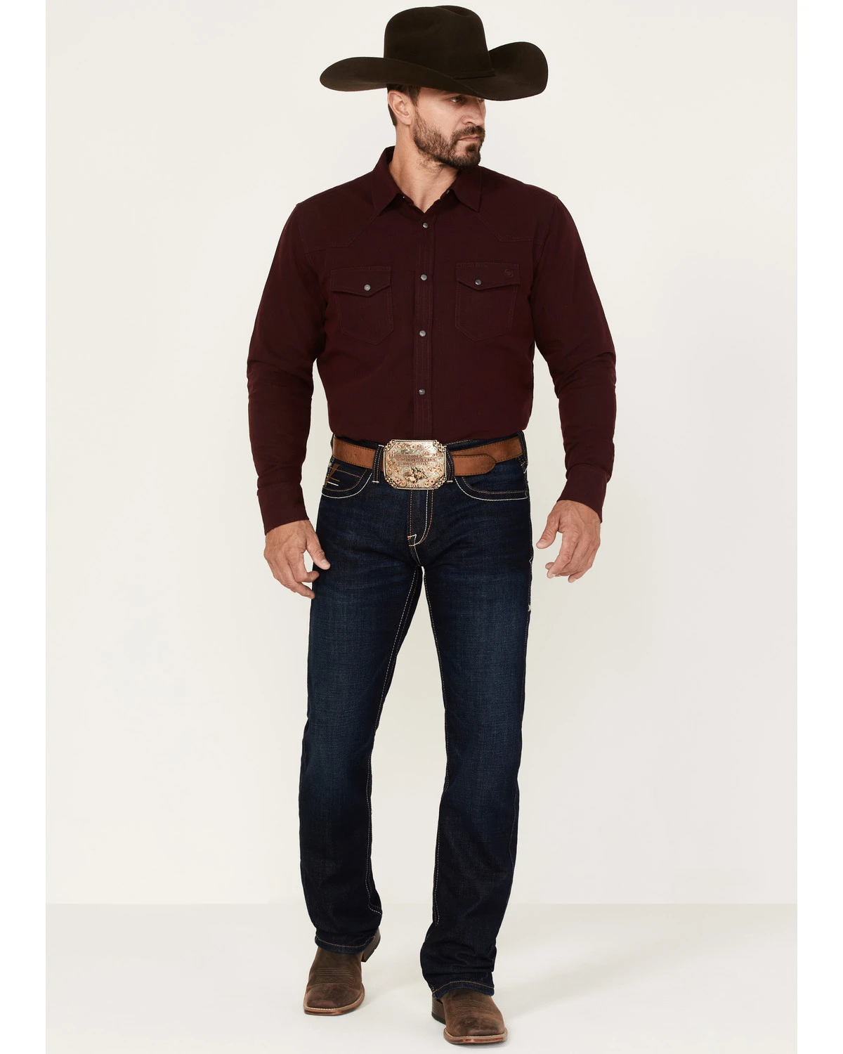 Ariat Men's M7 Rockport Ranger Dark Wash Slim Straight Jeans 1 Ariat Men's M7 Rockport Ranger Dark Wash Slim Straight Jeans