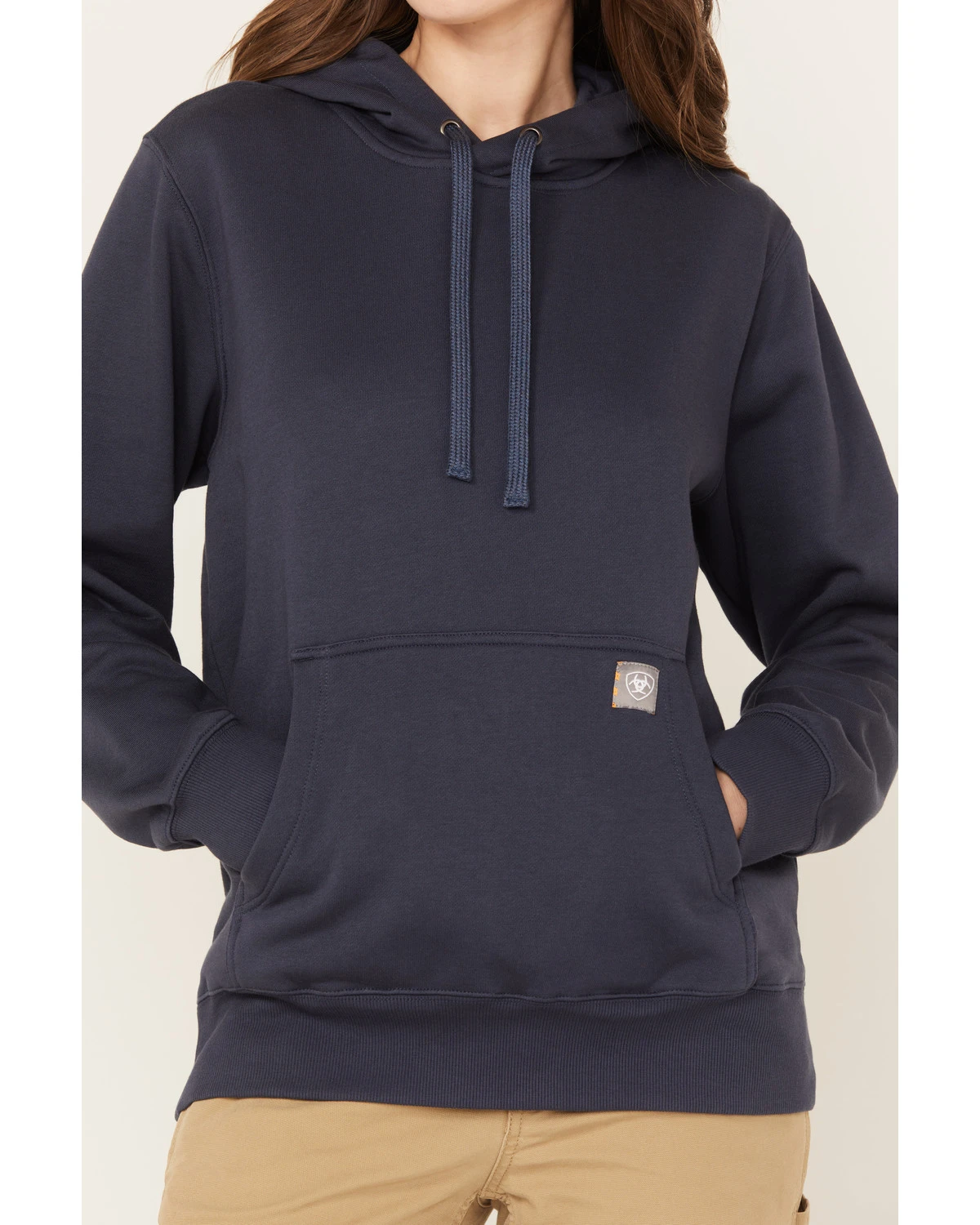 Ariat Women's Rebar Southwestern Flag Graphic Hooded Work Sweatshirt 3 Ariat Women's Rebar Southwestern Flag Graphic Hooded Work Sweatshirt - Image 3