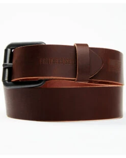Brothers & Sons Men's Miles City Leather Belt