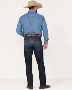 Cinch Men's Silver Label Dark Wash Slim Straight Performance Jeans -Little Wild Horse Shop 2000373443 402 P3