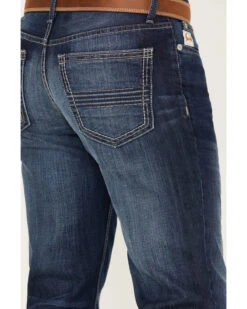 Cinch Men's Ian Medium Wash Slim Boot Performance Stretch Denim Jeans -Little Wild Horse Shop 2000373481 402 P3
