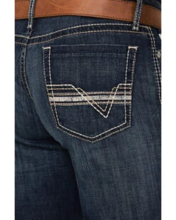 Cinch Men's Grant Dark Stonewash Relaxed Bootcut Stretch Performance Jeans 7 Cinch Men's Grant Dark Stonewash Relaxed Bootcut Stretch Performance Jeans -Little Wild Horse Shop 2000373482 402 P4