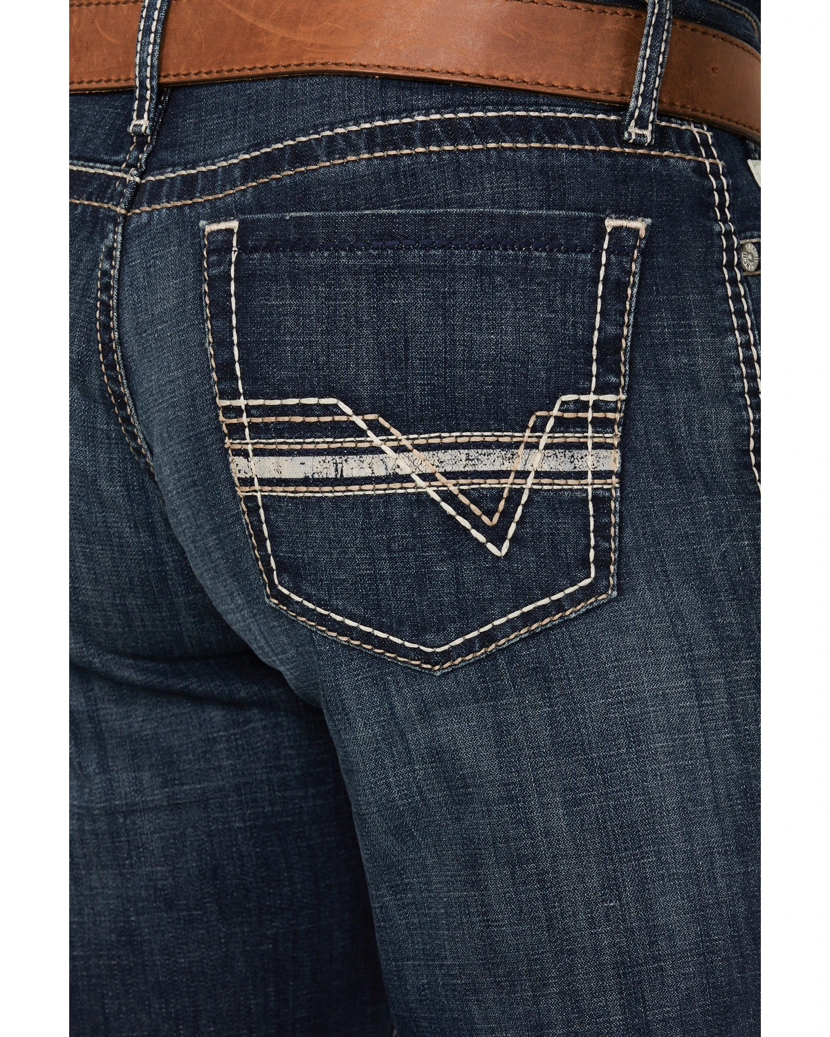 Cinch Men's Grant Dark Stonewash Relaxed Bootcut Stretch Performance Jeans 4 Cinch Men's Grant Dark Stonewash Relaxed Bootcut Stretch Performance Jeans - Image 4